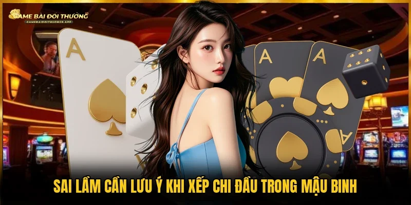 Tránh các sai lầm phổ biến khi dùng cách xếp chi đầu Mậu binh 