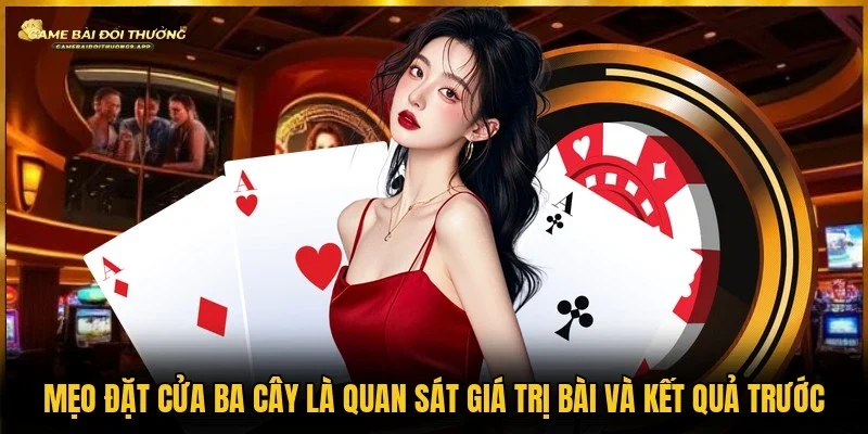 Quan sát giá trị bài & kết quả trước là mẹo đặt cửa ba cây