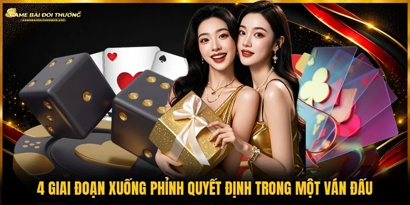 4 vòng đấu poker cơ bản trong một ván đấu cơ bản