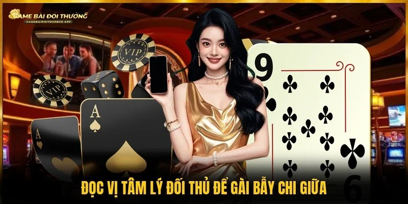 Gài bẫy đối thủ vào chi giữa để đối phó